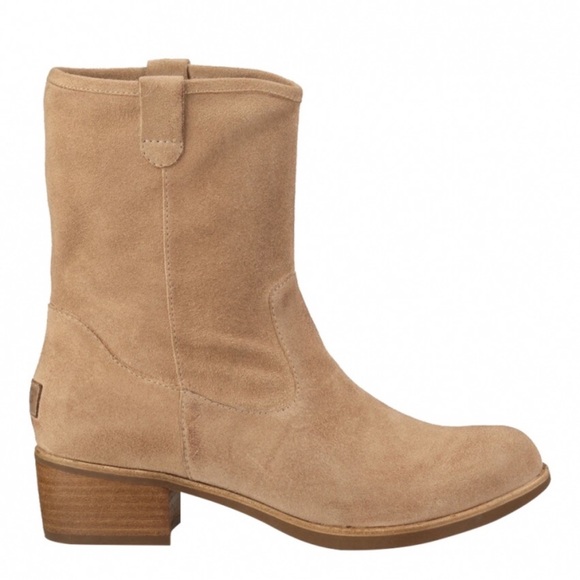 SOLD 🥰UGG RIONI Suede Tan Boots Size 10 - Picture 2 of 8